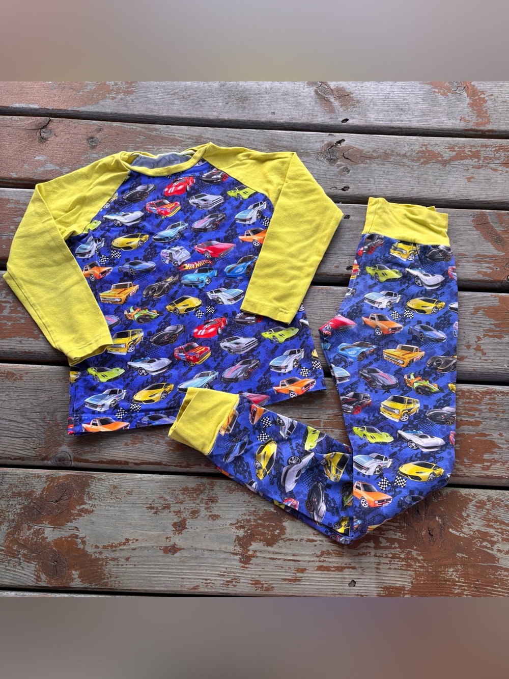 Handmade in Canada and Small Shop Looper’s Luffs Two Piece Pajama Set - Size 7/8